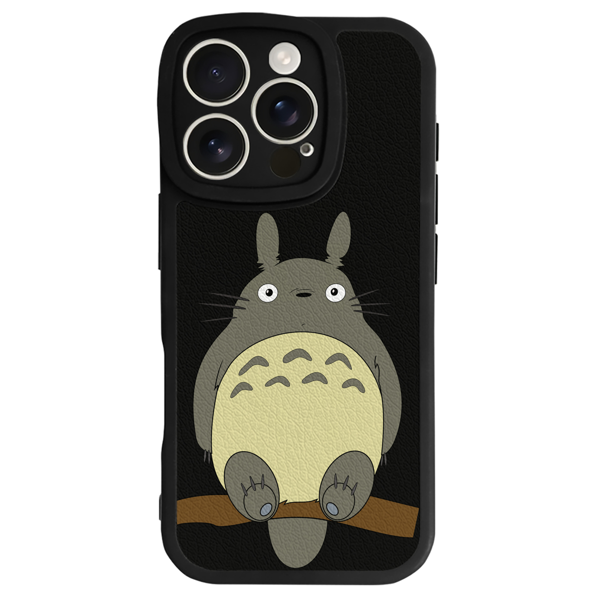 （画像用） となりのトトロ 草壁メイ 草壁サツキ My Neighbor Totoro Satsuki Kusakabe Mei Kusakabe 【iPhone 16シリーズ対応】シリコンスマホケース（レザー調） 材質：シリコン